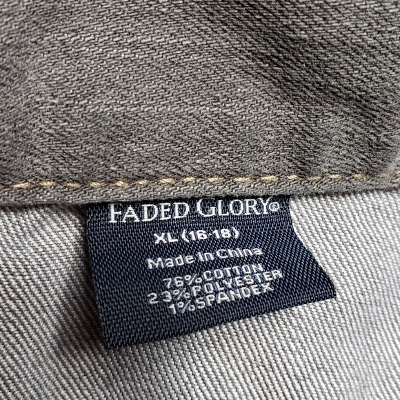 SALE!! Faded glory Denim jacket - Picture 6 of 7